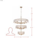 Drama Club 16 Light 3 Tier Pendant