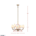 Rockford 8 Light Chandelier