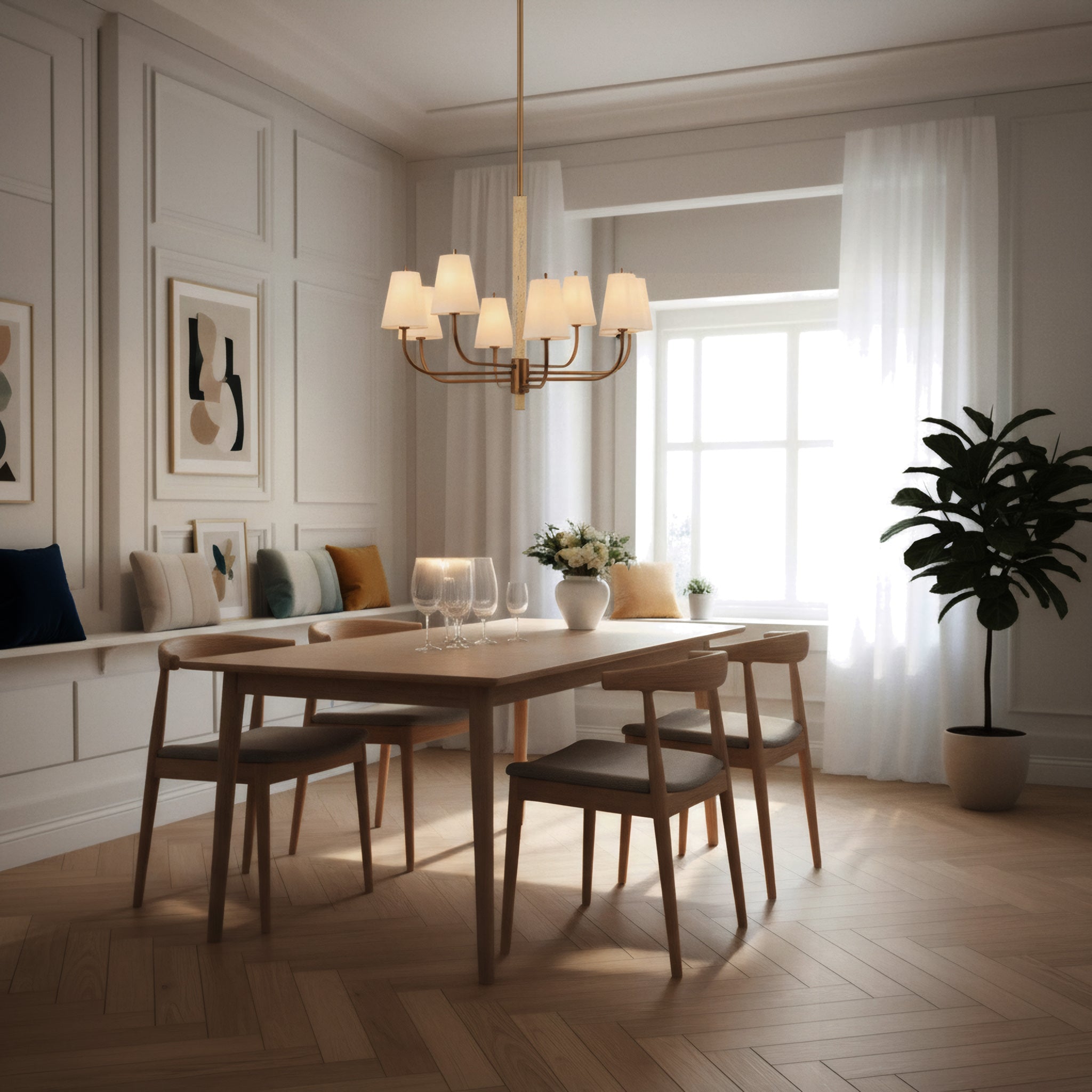 Rockford 8 Light Chandelier