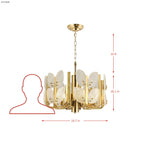 Brass Tax 6 Light Chandelier