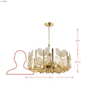 Brass Tax 8 Light Chandelier