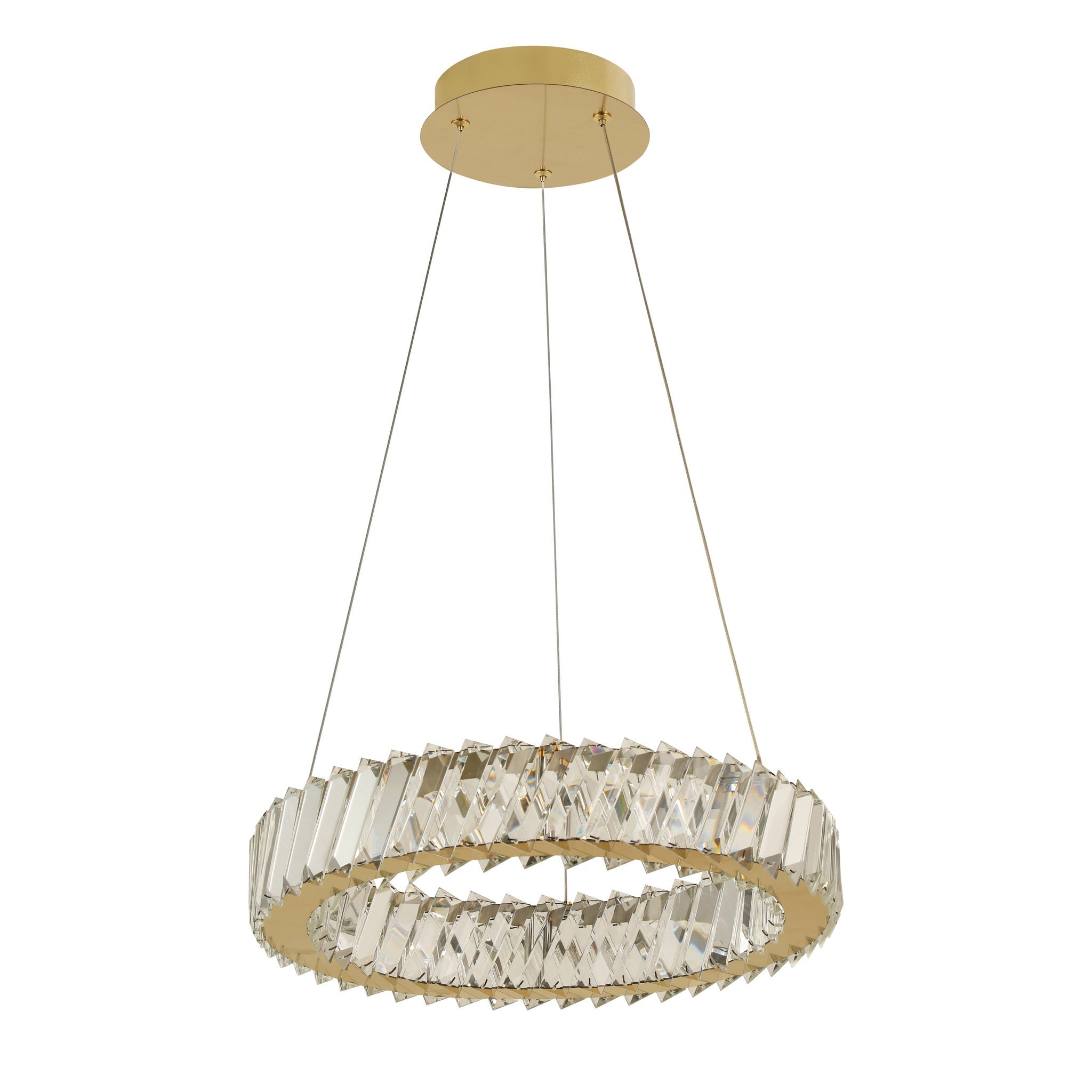 Golden Ratio 16 inch LED Crystal Pendant
