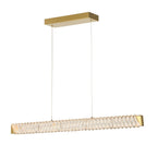 Golden Ratio 37 in LED Crystal Linear Pendant