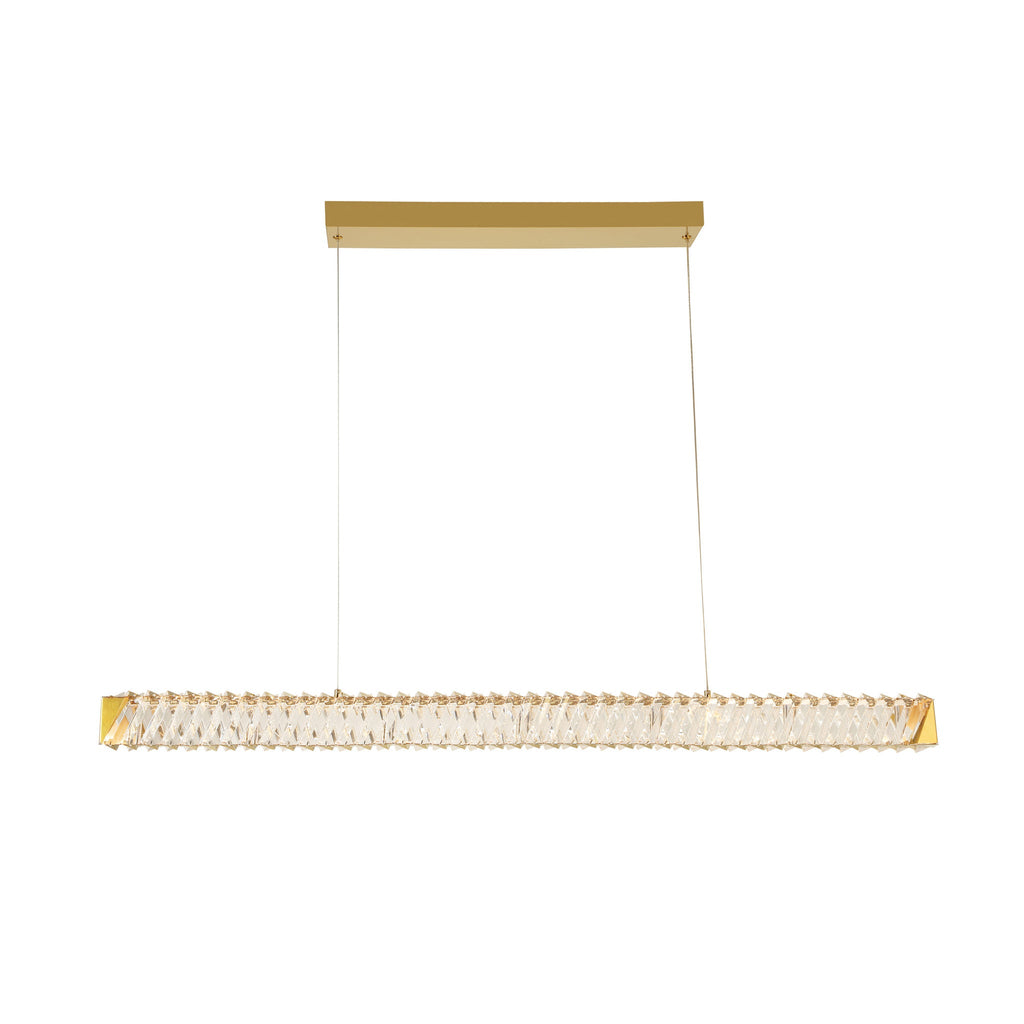 Golden Ratio 43 in LED Crystal Linear Pendant