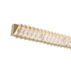 Golden Ratio 43 in LED Crystal Linear Pendant