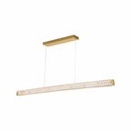 Golden Ratio 59 in LED Crystal Linear Pendant