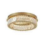 Golden Ratio 16 inch LED Crystal Flush Mount