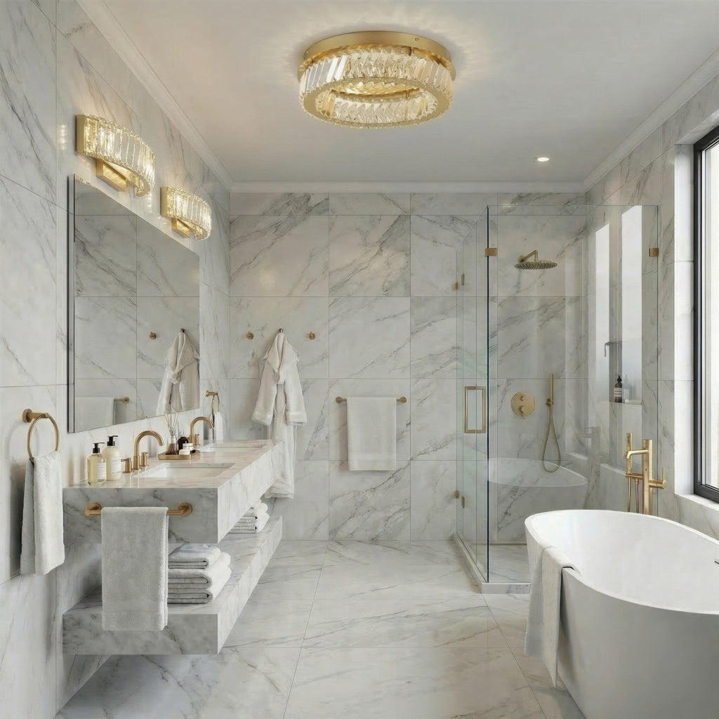 Golden Ratio 14 in LED Crystal Bath / Vanity / Wall Sconce