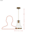 Alicia 1 Light Mini-Pendant - Antique Bronze