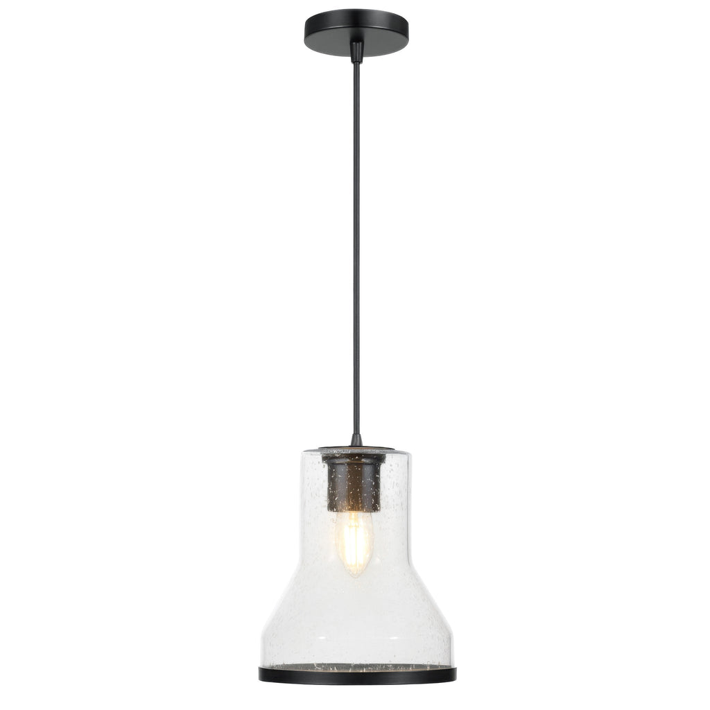 Alicia 1 Light Mini-Pendant - Matte Black
