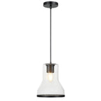 Alicia 1 Light Mini-Pendant - Matte Black