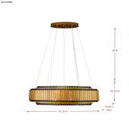Mod Squad 16 Light Dimmble Linear Pendant