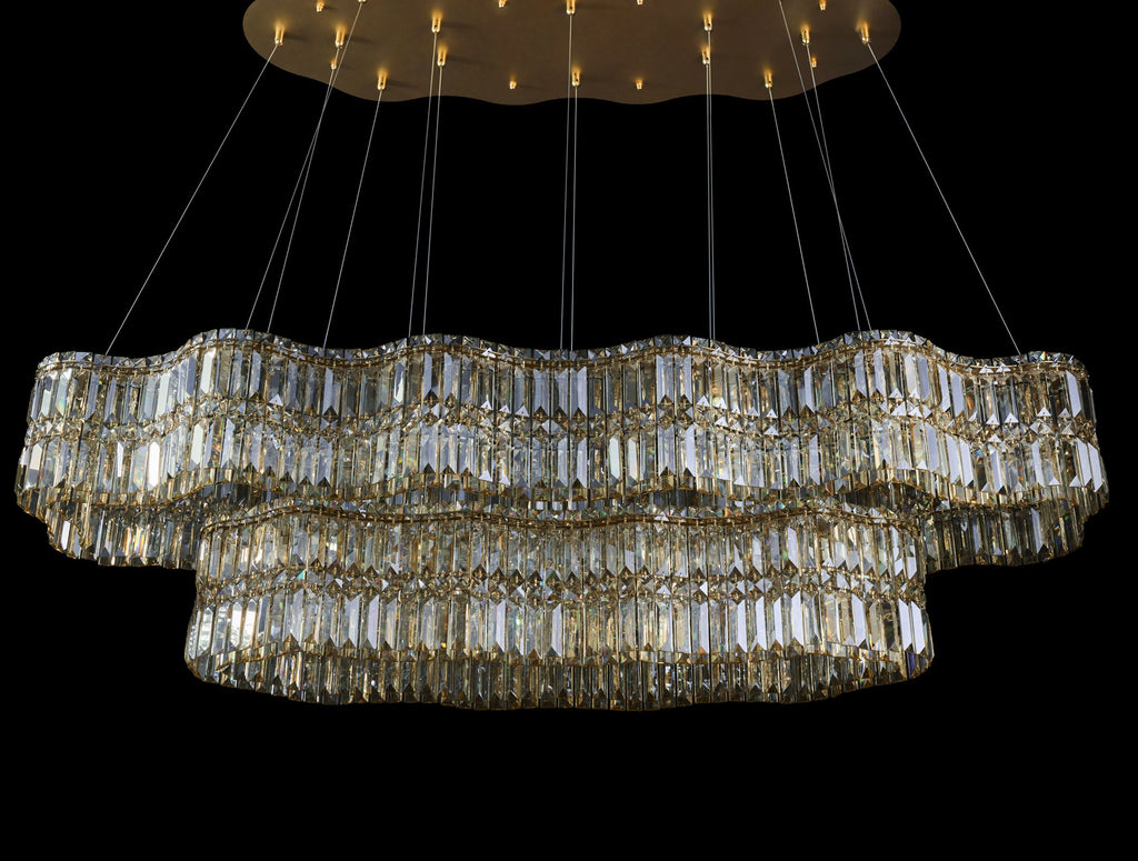 Double Standard 60 inch Dimmable LED Linear Pendant