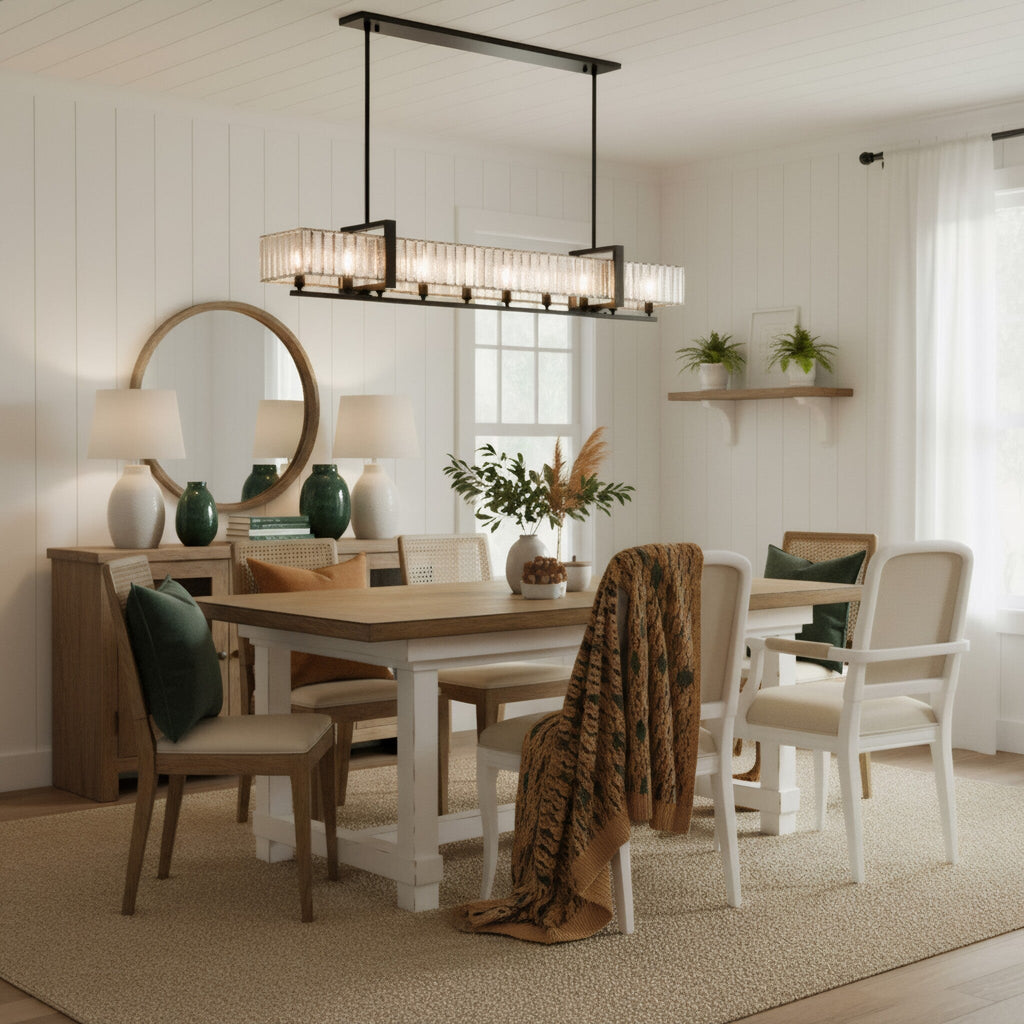 Framework 10 Light Dimmable Linear Pendant