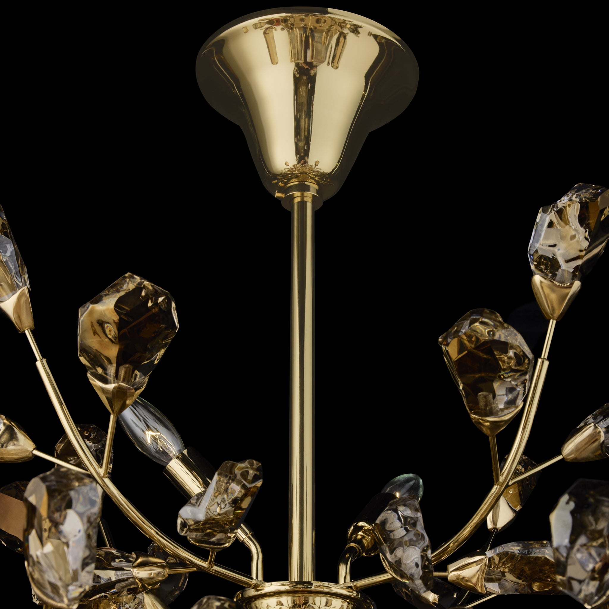 Golden Thicket 9 Light Dimmable Pendant
