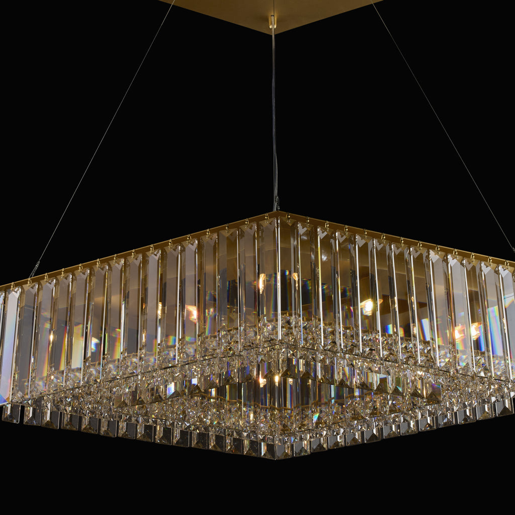 The Long View 8 Light Dimmable Linear Pendant