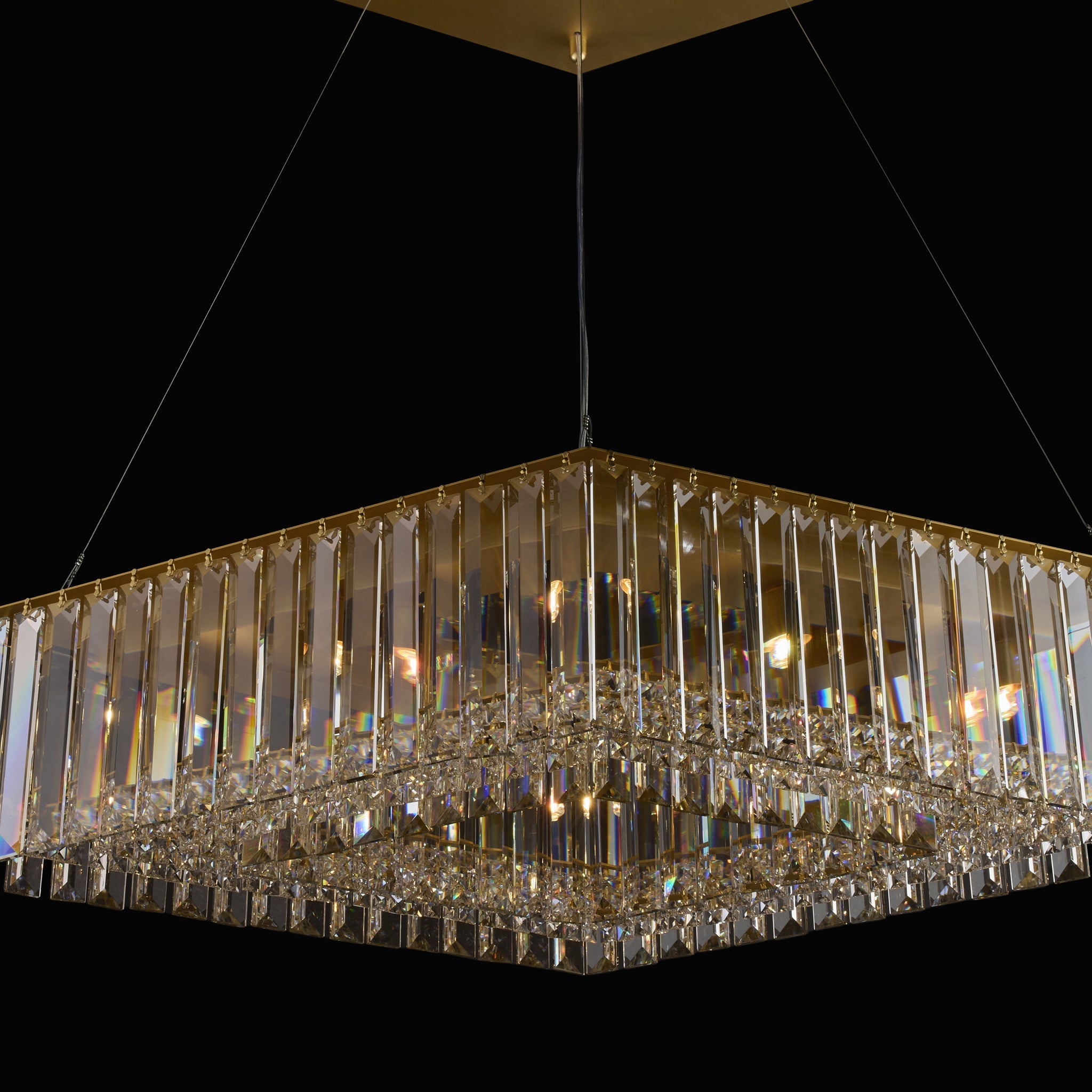 The Long View 8 Light Dimmable Linear Pendant