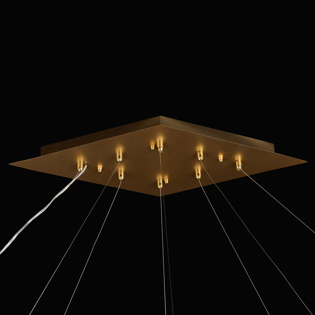 The Long View 12 Light Dimmable Linear Pendant