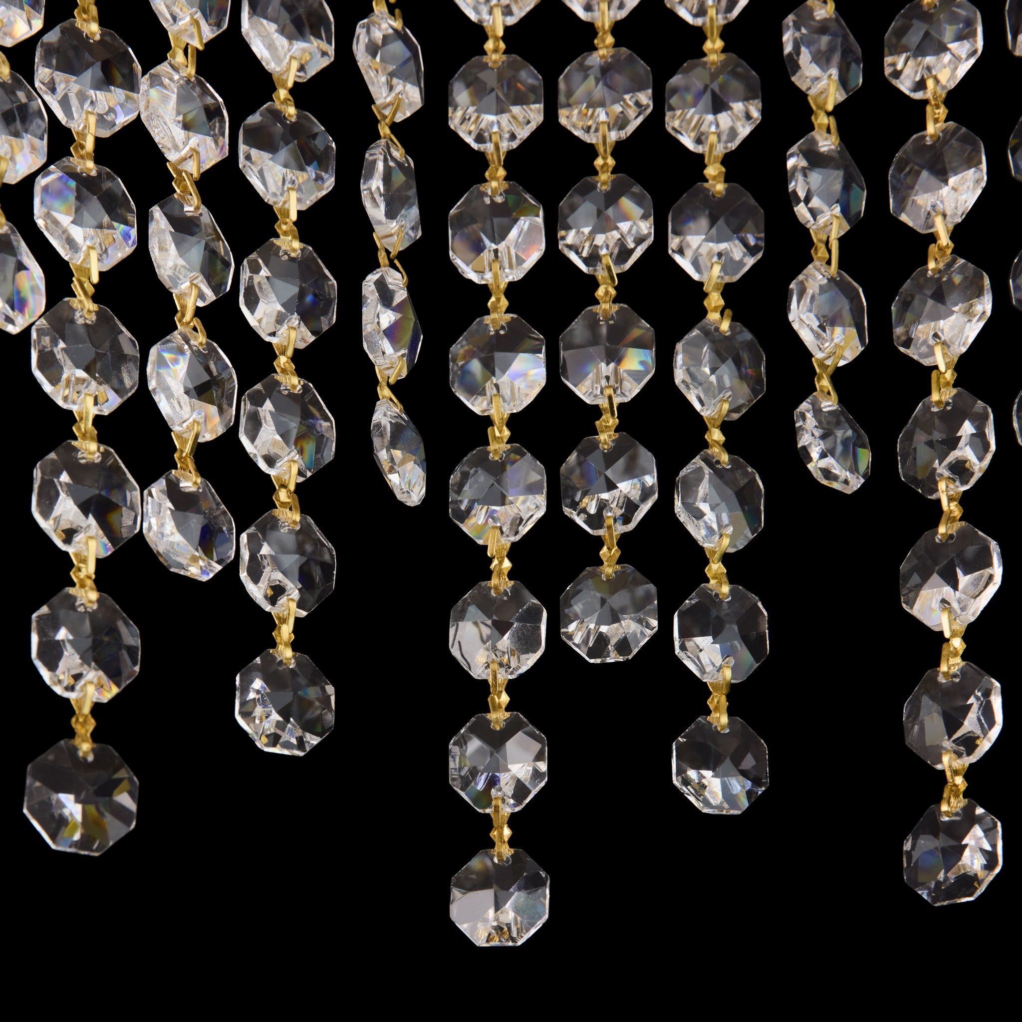 Deco Drippy 5 Light 60 inch Dimmable Linear Dining Pendant - Satin Gold