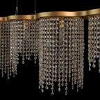 Deco Drippy 6 Light Dimmable Linear Dining Pendant