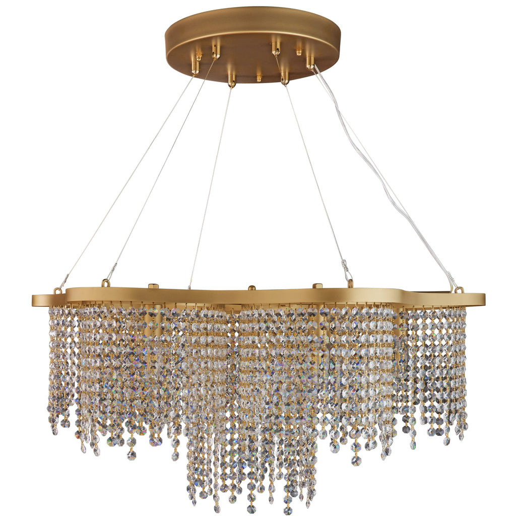 Deco Drippy 7 Light Dimmable Dining Pendant Chandelier