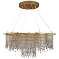 Deco Drippy 7 Light Dimmable Dining Pendant Chandelier