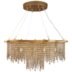 Deco Drippy 7 Light Dimmable Dining Pendant Chandelier