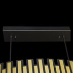 Black Tie 10 Light Dimmable Linear Pendant