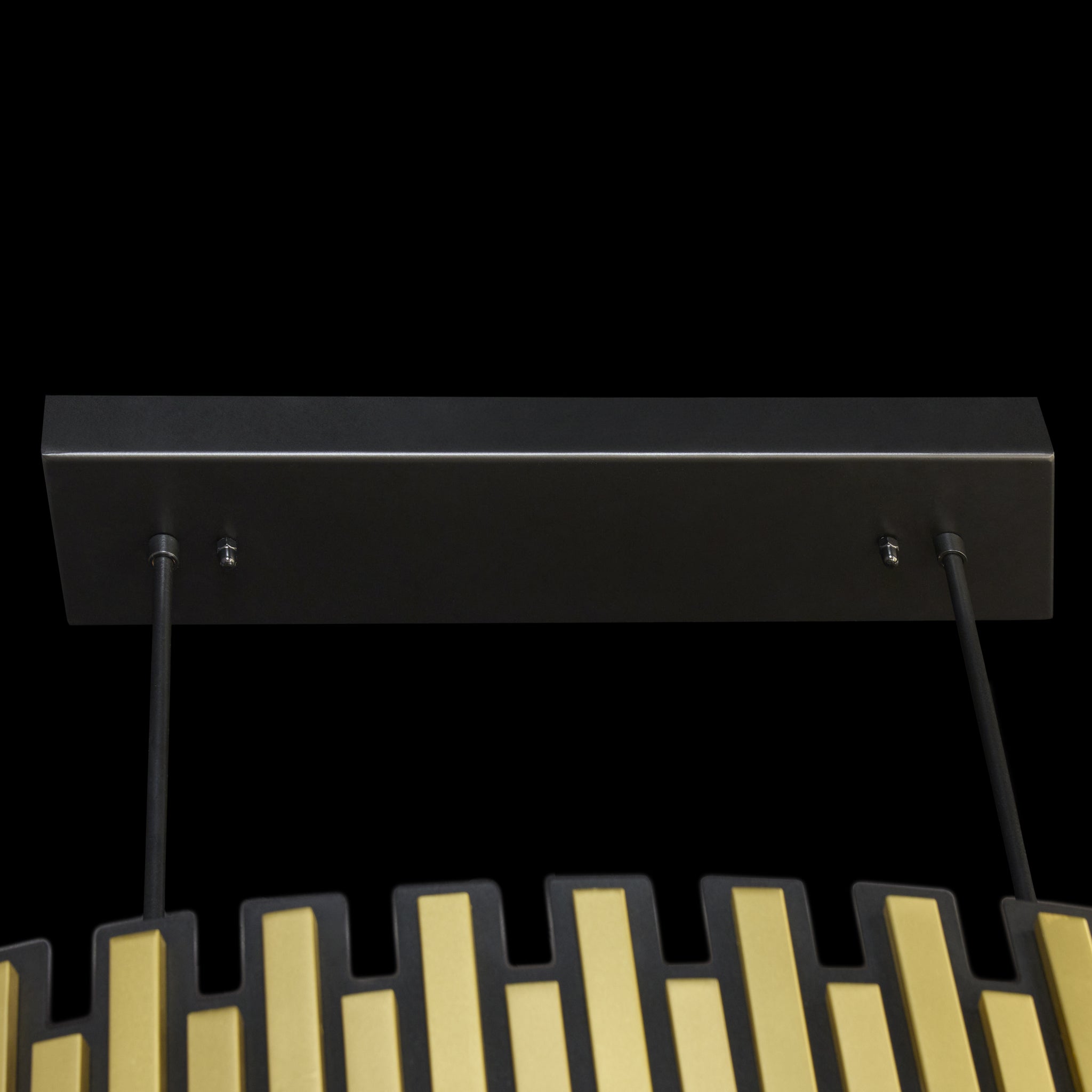 Black Tie 10 Light Dimmable Linear Pendant