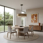 Black Tie 9 Light Dimmable Crystal Pendant Chandelier