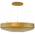 Gilded Stage 10 Light Dimmable Linear Pendant