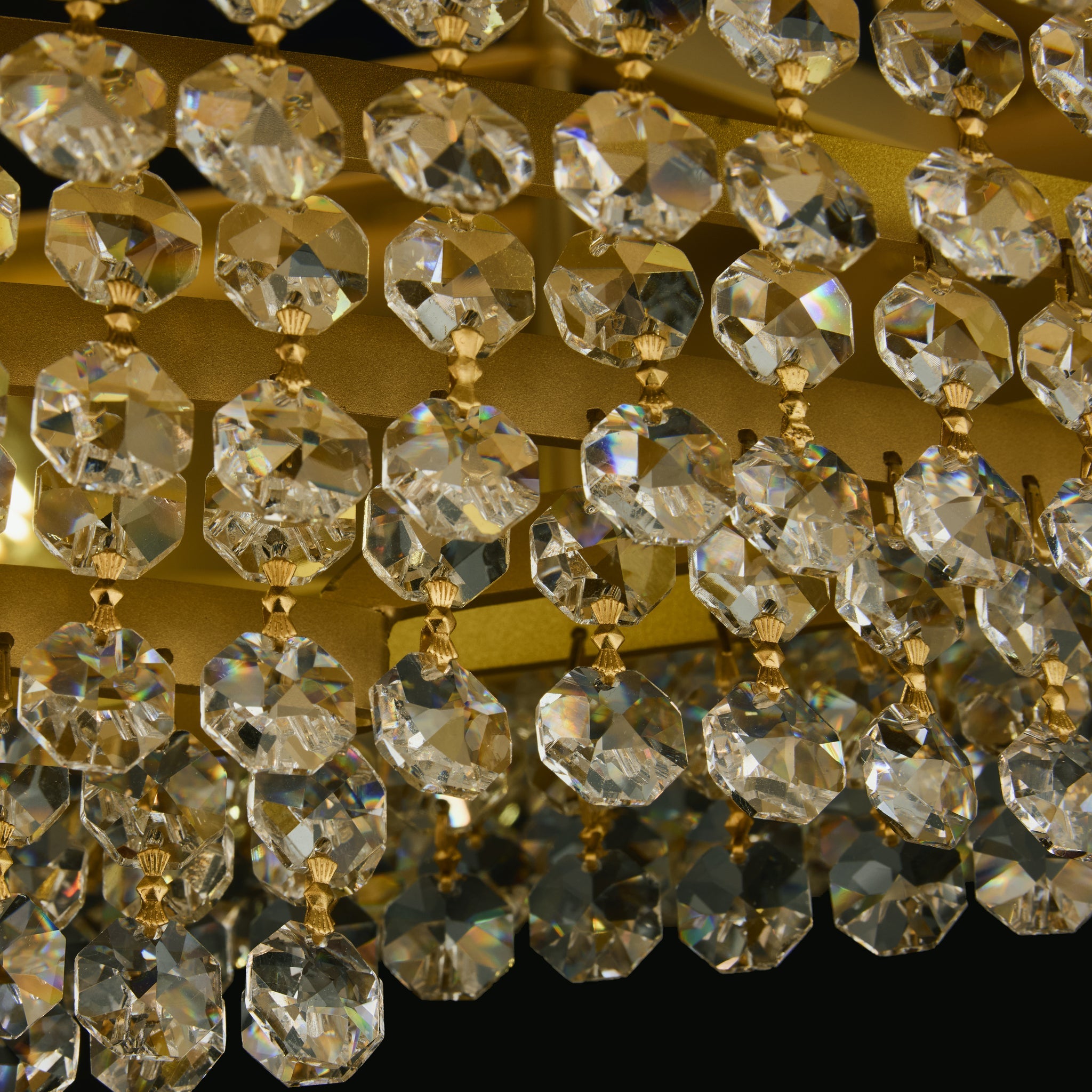 Gilded Stage 10 Light Dimmable Linear Pendant