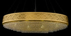 Gilded Stage 10 Light Dimmable Linear Pendant