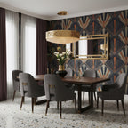 Gilded Stage 12 Light Dimmable Pendant Chandelier