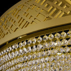 Gilded Stage 16 Light Dimmable Pendant Chandelier