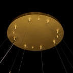 Gilded Stage 16 Light Dimmable Pendant Chandelier