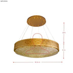 Gilded Stage 16 Light Dimmable Pendant Chandelier
