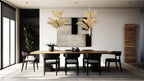 Banana Leaf 9 Light Chandelier - French Gold/Natural Seagrass