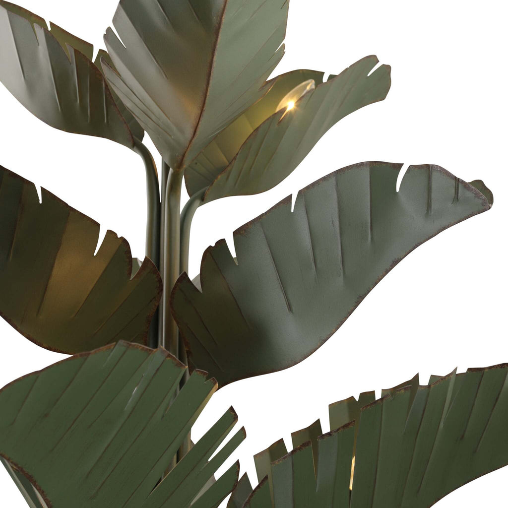 Banana Leaf 9 Light Chandelier - Banana Leaf