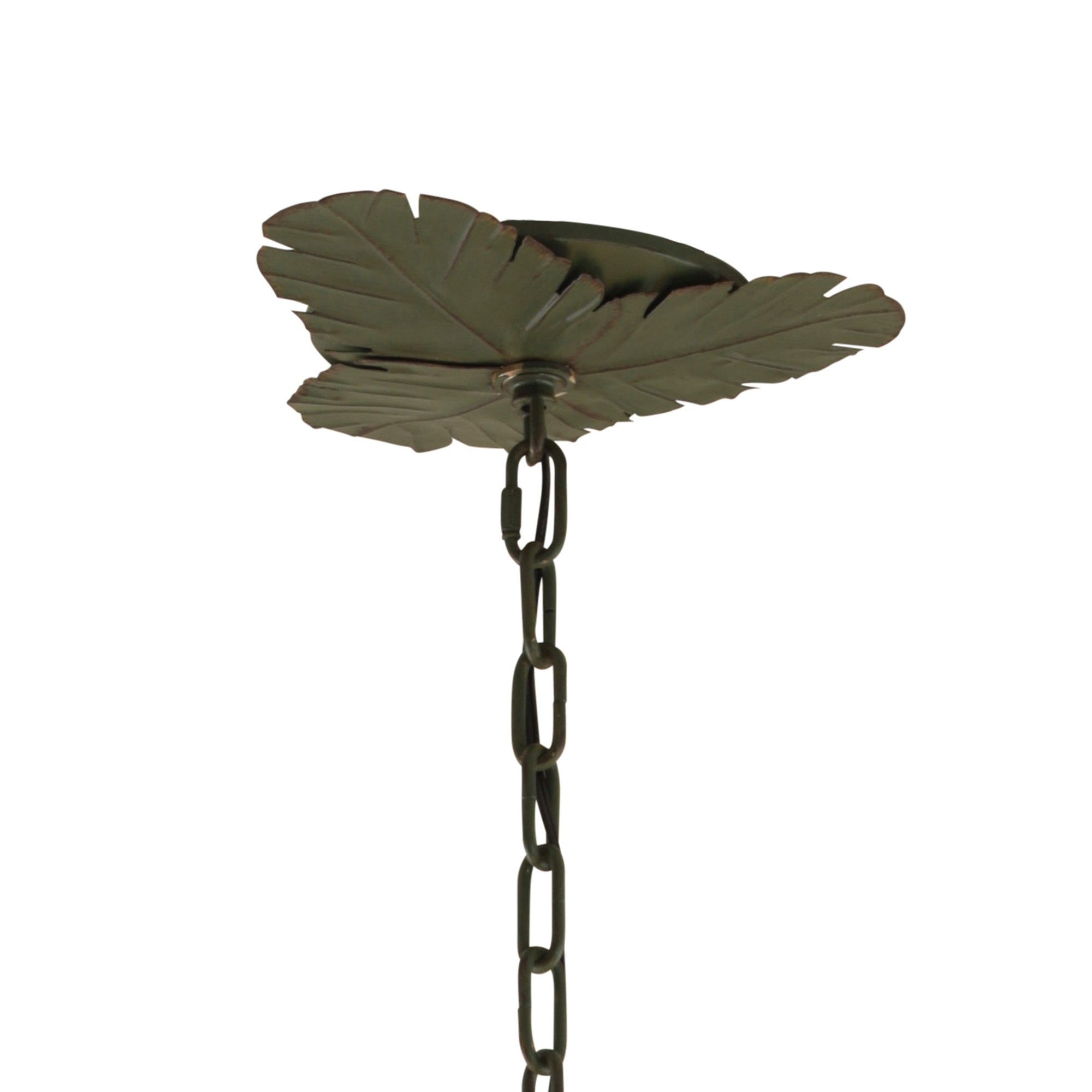 Banana Leaf 9 Light Chandelier - Banana Leaf