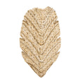 Banana Leaf 2 Light Sconce - French Gold/Natural Seagrass