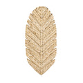 Banana Leaf 3 Light Sconce - French Gold/Natural Seagrass