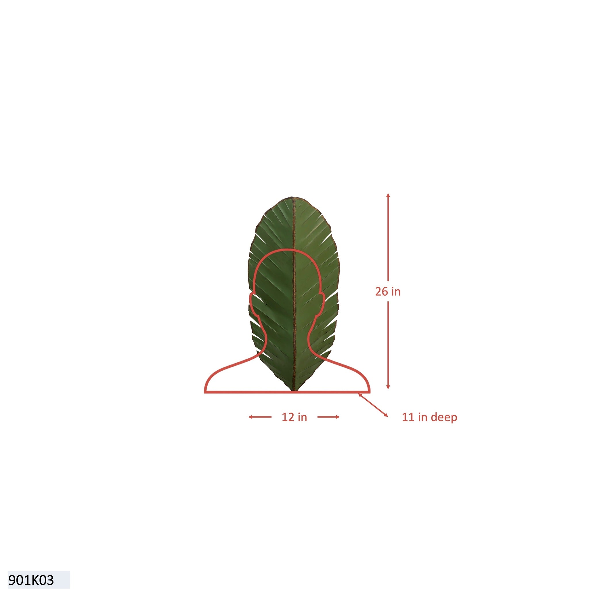 Banana Leaf 3 Light Tall Sconce - Banana Leaf