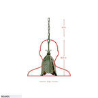 Banana Leaf 1 Light Mini Pendant