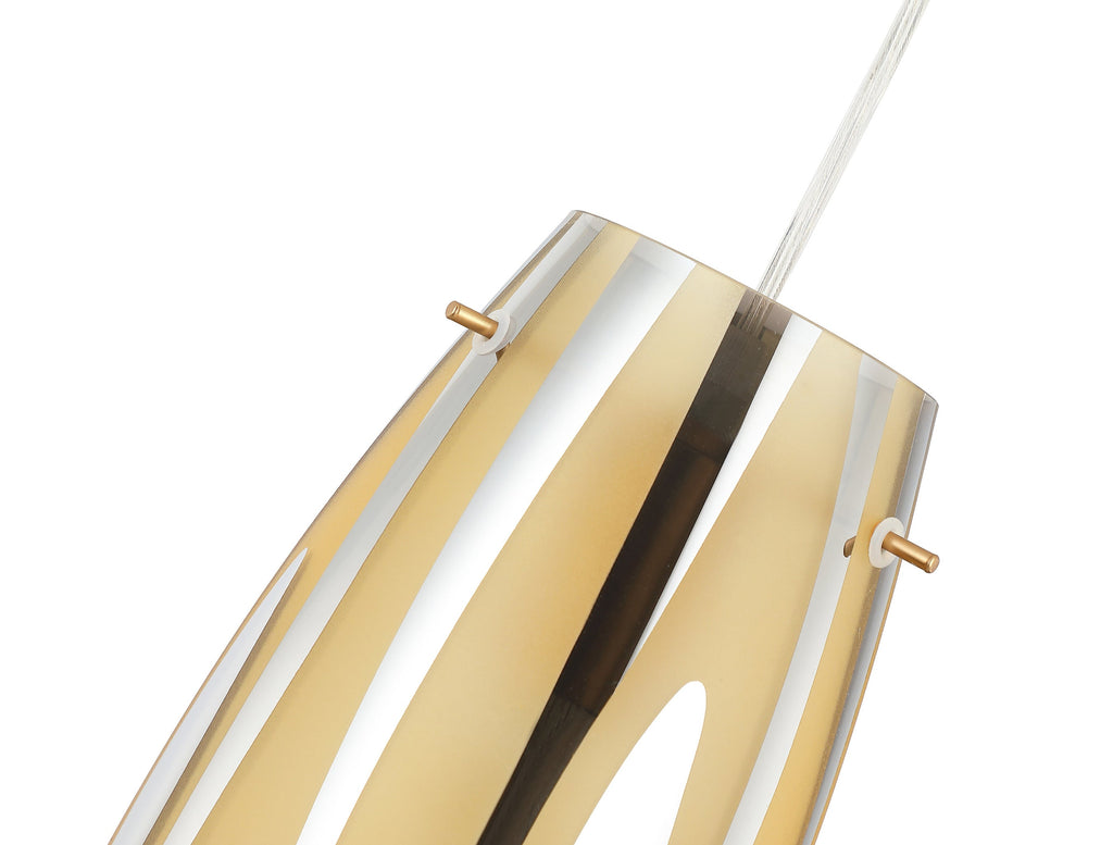 Chroman Empire 1-Light Mini Pendant - Gold