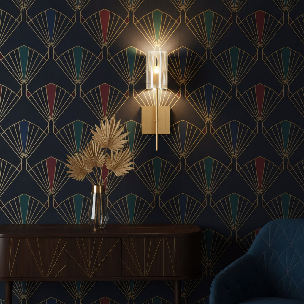 Chroman Empire 1 Light Wall Sconce - Gold