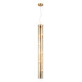 Chroman Empire 5 Light Tall Cylinder Pendant - Gold