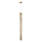 Chroman Empire 5 Light Tall Cylinder Pendant - Gold