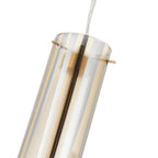 Chroman Empire 5 Light Tall Cylinder Pendant - Gold