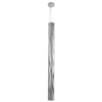 Chroman Empire 5 Light Tall Cylinder Pendant - Chrome